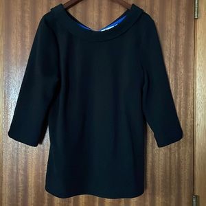 Black, structured collar Boden blouse | 14 |